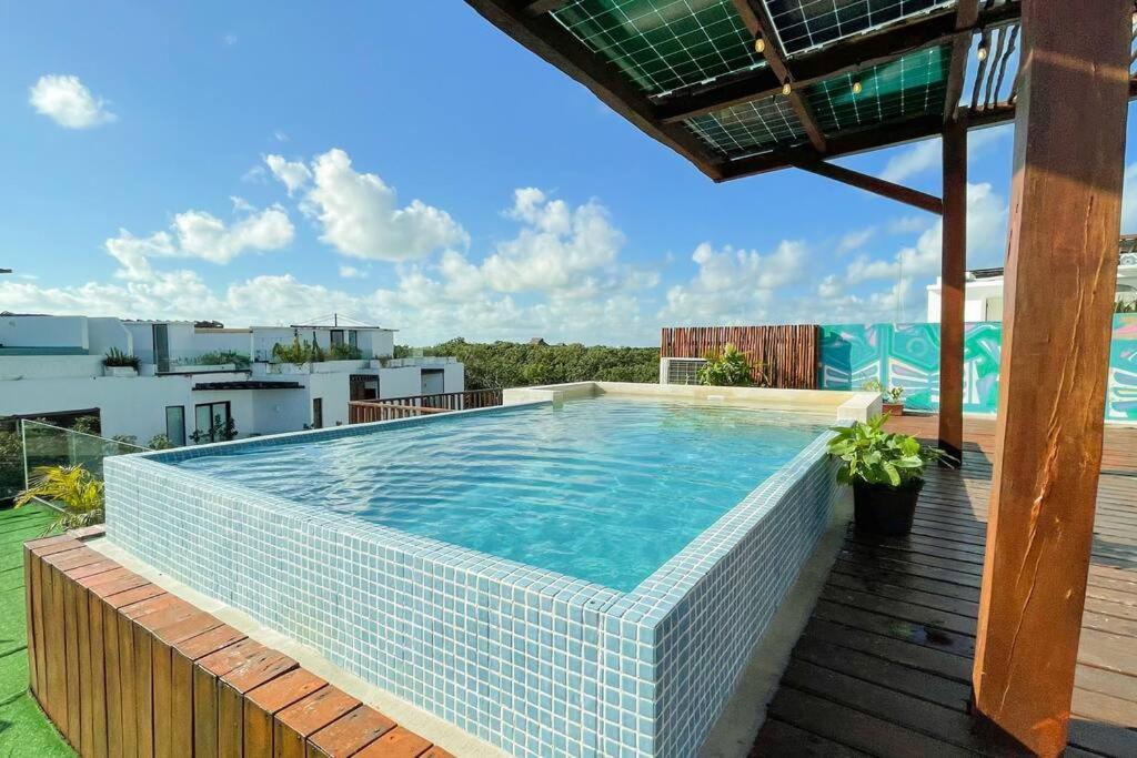 Ferienwohnung Eco-Friendly And Modern Loft 4 By Noox Tulum Exterior foto