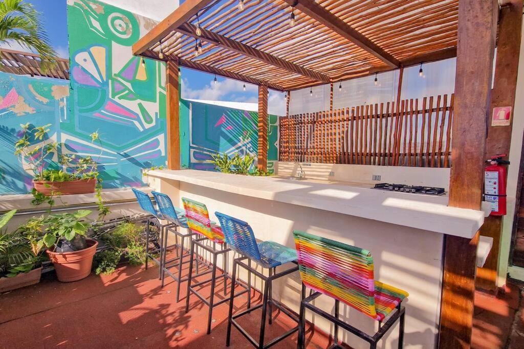 Ferienwohnung Eco-Friendly And Modern Loft 4 By Noox Tulum Exterior foto